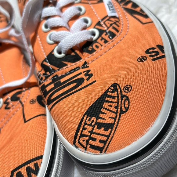 Unisex 🛹Vans Era Logo Mix Tangerine - Orange Low-top Sneakers, M/6.5,W/8 - Picture 7 of 14